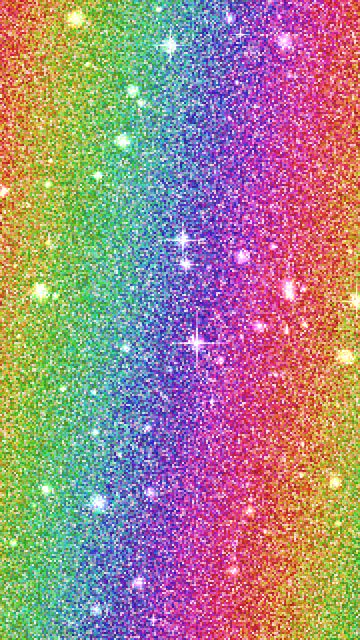 Rainbow glitter background — chunky glitter