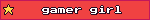 gamer girl blinkie