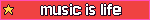 music is life blinkie