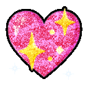 Glitter sparkling heart emoji GIF