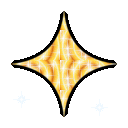 Gold sparkle emoji GIF