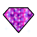 Pink glitter diamond emoji GIF