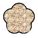 Pink glitter flower emoji GIF