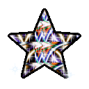 Rainbow glitter star emoji GIF