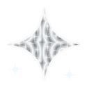 Silver sparkle emoji GIF