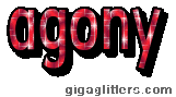 agony glitter GIF
