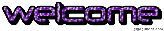 welcome glitter GIF