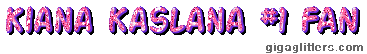 Kiana kaslana #1 FAN glitter GIF