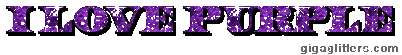 I love purple glitter GIF