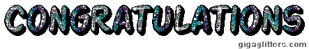 Congratulations glitter GIF 3