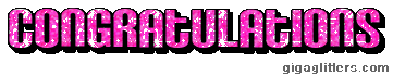 Congratulations glitter GIF 4