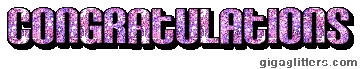Congratulations glitter GIF 9