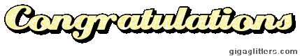 Congratulations glitter GIF 11
