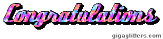 Congratulations glitter GIF 12