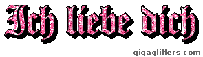 Ich liebe dich, Glitzer-GIF 2