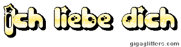 Ich liebe dich, Glitzer-GIF 11