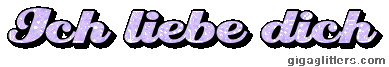 Ich liebe dich, Glitzer-GIF 12