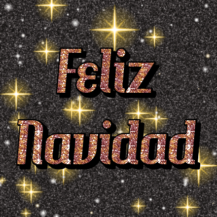 Feliz Navidad, tarjeta con brillo 3