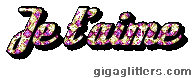 Je t'aime, GIF paillette 9