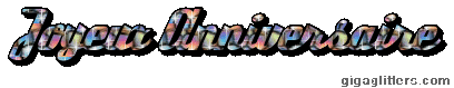 Joyeux Anniversaire, GIF paillette 9