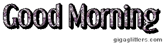 Good Morning glitter GIF 5