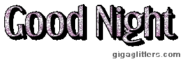 Good Night glitter GIF 3