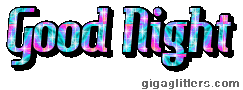 Good Night glitter GIF 5