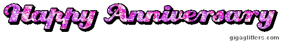 Happy Anniversary glitter GIF 4