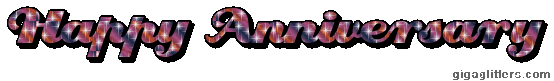 Happy Anniversary glitter GIF 10