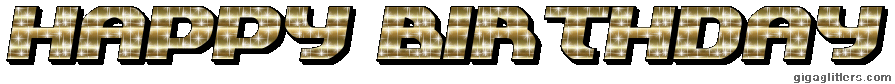 Happy Birthday glitter GIF 8