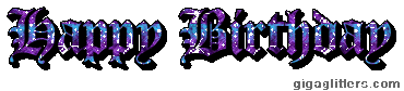 Happy Birthday glitter GIF 10