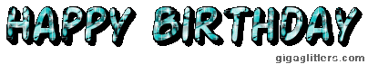 Happy Birthday glitter GIF 11
