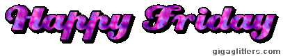 Happy Friday glitter GIF 3