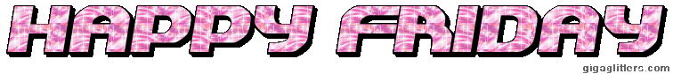 Happy Friday glitter GIF 8