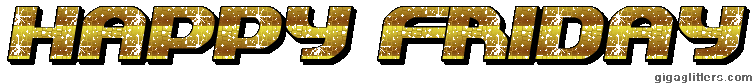 Happy Friday glitter GIF 12