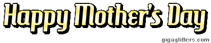 Happy Mother's Day glitter GIF 3