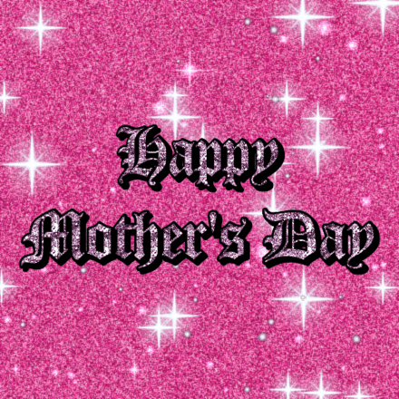 Happy Mother's Day glitter card