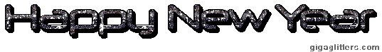 Happy New Year glitter GIF 2