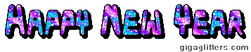 Happy New Year glitter GIF 4