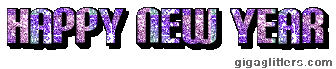 Happy New Year glitter GIF 5