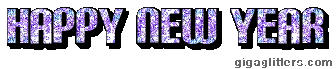Happy New Year glitter GIF 9