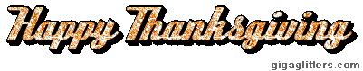Happy Thanksgiving glitter GIF 7