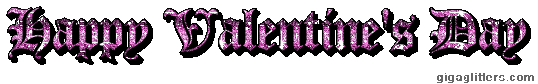 Happy Valentine's Day glitter GIF 2