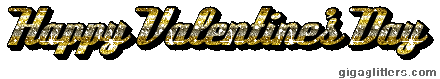 Happy Valentine's Day glitter GIF 8