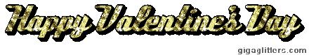 Happy Valentine's Day glitter GIF 11