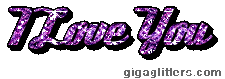 I Love You glitter GIF 4