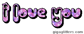 I Love You glitter GIF 6