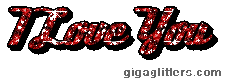 I Love You glitter GIF 9