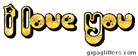 I Love You glitter GIF 11