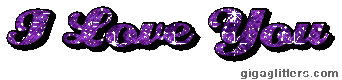 I Love You glitter GIF 12